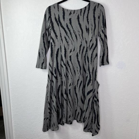 MxM Matthildur Handmade in Peru Lagenlook 3/4 Sleeve Dress Size XS Cotton casual - Picture 4 of 8